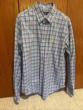 Polo by Ralph Lauren Blue Multi-Plaid Button-Down Shirt